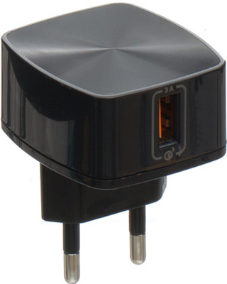 Мережевий зарядний пристрій Remax RP-U114 Quick Charge 1 USB 3 A Black RMXRPU114B фото