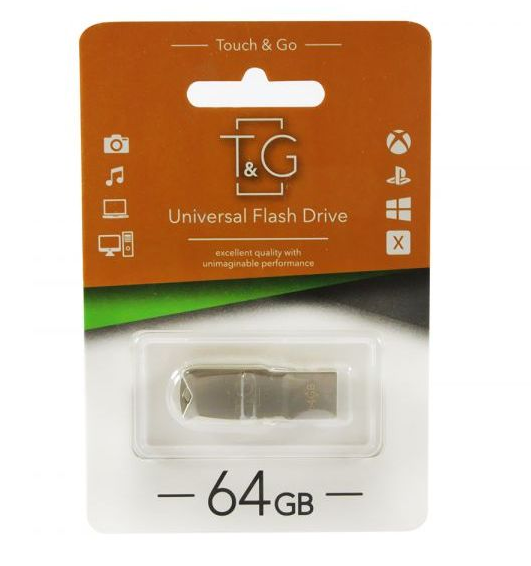 USB флешка Flash Drive 64Gb T&G Metal series TG100-64G original TGMSTG10064G фото