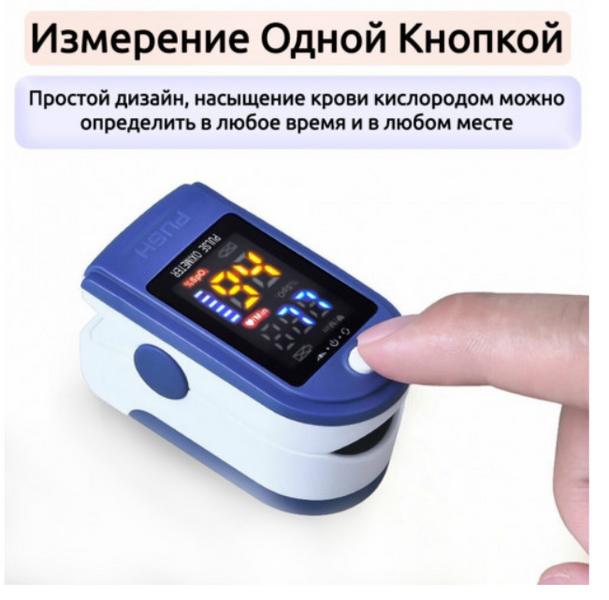 Пульсоксиметр Fingertip Pulse Oximeter ABC 1393237149 фото
