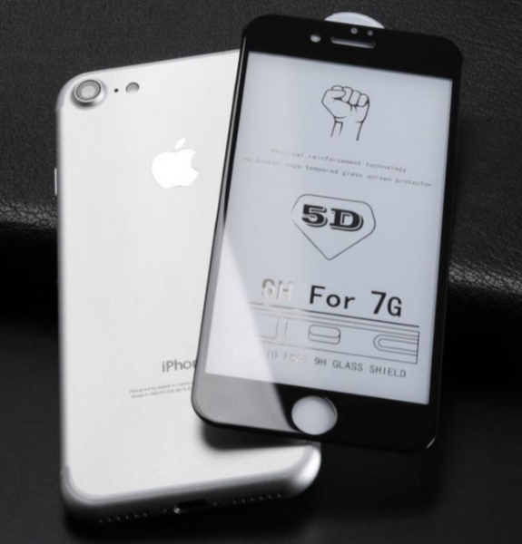 Захисне скло Unipha Tempered Glass 5D IPhone 7/8 Black UTG78B фото