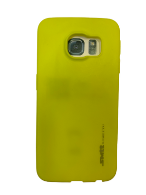 Захисний чохол-накладка smtt Soft Touch на Samsung S6 Edge Жовтий SMTTSMSNGS6EY фото