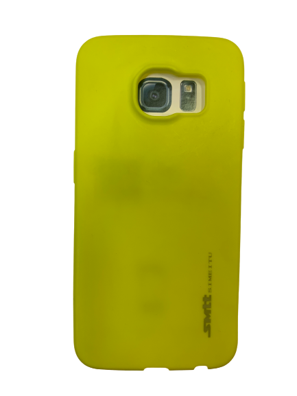 Захисний чохол-накладка smtt Soft Touch на Samsung S6 Edge Жовтий SMTTSMSNGS6EY фото