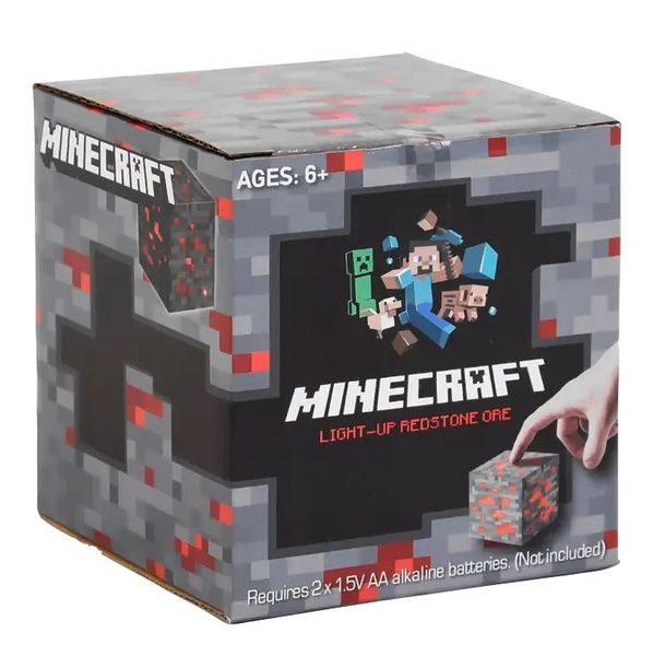 Нічник Майнкрафт Jinx Minecraft Redstone 7.5 см з батарейками ABC 1791826783 фото