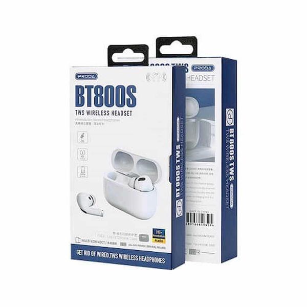 Бездротові Bluetooth Навушники Proda AirPlus Pro PD-BT800s Original Білі PD-BT800s фото