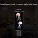 LED нічник-світильник Акваріум з медузами Jellyfish Mood Lamp чорний LEDJML фото 1