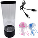 LED нічник-світильник Акваріум з медузами Jellyfish Mood Lamp чорний LEDJML фото 4