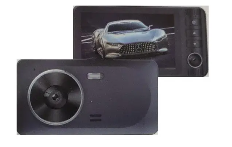 Відеореєстратор автомобільний із 3 камерами X1000 ABC чорна WDRFHD8006 фото