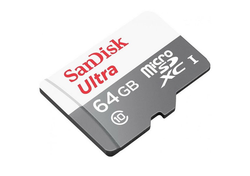 Картка пам'яті SanDisk 64 GB microSDHC UHS-I Ultra + SD adapter SDSQUNR-064G-GN3MA CND6477 фото