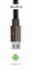Кабель в металлической оплетке Micro-USB Remax Gefon Series RC-110m Черный RMXGFNMUB фото 2