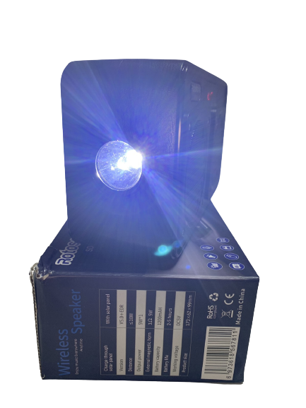 Радиоприемник Bluetooth колонка с солнечной панелью и фонарем ABC 1747676048 фото