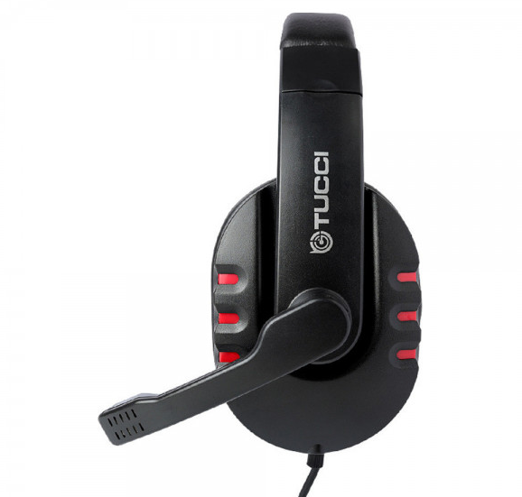 Игровые наушники с микрофоном Tucci A5 Fighter Gaming Headphone черные TUCCIA5B фото