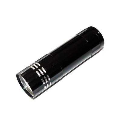 Ліхтарик на батарейках ААА ABC ліхтар 9 діодів чорний 2 фото