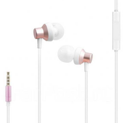 Дротові навушники з мікрофоном Remax RM-512 Рожеві RMXRM512P фото