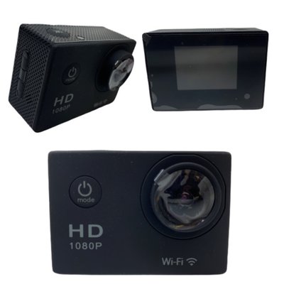 Екшн-камера з водонепроникним чохлом Action Camera SJ400 Wi-Fi Sports HD DV 1080P FULL HD Чорний ACSJ400B фото