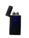 USB зажигалка электроимпульсная LIGHTER VIP X25 черная Z004 фото 1