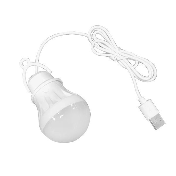 Підвісна дротова лампа USB з кабелем 3 В ABC біла 1814365675 фото