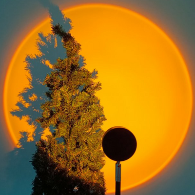 Проєкційна лампа з ефектом заходу сонця Sunset Lamp ABC 4 кольори USB SUNSETLAMP4 фото