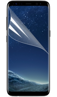 Гидрогелевая защитная пленка на Samsung Galaxy S8 на весь экран прозрачная PLENKAGGSMSNGS8 фото