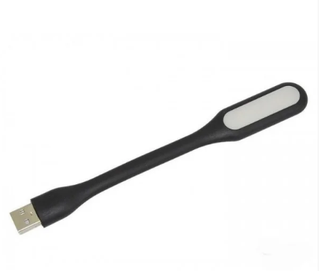 Гнучка мінілампа USB LED ABC чорна USBLEDABCB фото