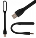Гнучка мінілампа USB LED ABC чорна USBLEDABCB фото 3