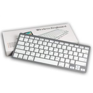 Bluetooth беспроводная мини клавиатура BK 3001 Silver BTBK3001 фото