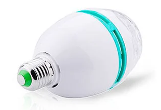 Різнобарвна обертова лампа LED Full Color Rotating Lamp LEDFCRL фото