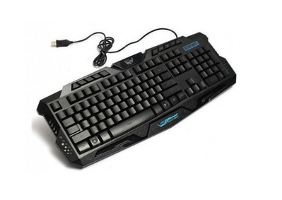 Проводная игровая клавиатура с подсветкой Atlanfa AT-M200P Черная ATLANFAM200PB фото
