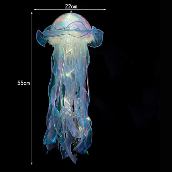 Ночник-светильник Медуза лампа 55 см ABC пурпурный 1868738919 фото