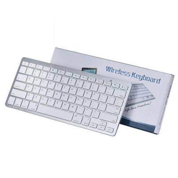 Bluetooth беспроводная мини клавиатура BK 3001 Silver BTBK3001 фото