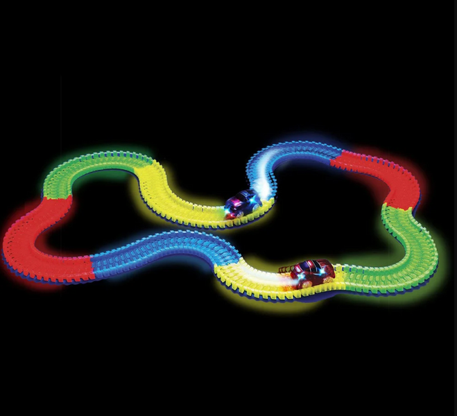Дитячий світний гнучкий трек Magic Tracks 160 деталей — дорога, що світиться, з машинкою Меджик Трекс 1182681116 фото