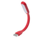 Гнучка мінілампа USB LED ABC червона USBLEDABCR фото 3
