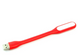 Гнучка мінілампа USB LED ABC червона USBLEDABCR фото 4
