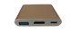 Перехідник Multiport Adapter USB 3.1 Type-C to HDMI/USB 3.0/USB Type-C Золотистий MATYPEC3G фото 3