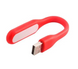 Гнучка мінілампа USB LED ABC червона USBLEDABCR фото 2