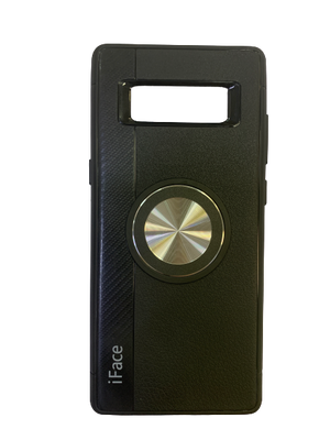Захисний чохол-накладка з металевою пластиною iFace на Samsung Galaxy Note 8 Чорний IFACESMSNGN8B фото