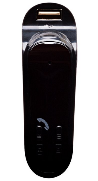 Автомобільний трансмітер FM Модулятор із підзаряджанням CARS7 Bluetooth + USB + MicroSD + AUX Чорний CARS7B фото