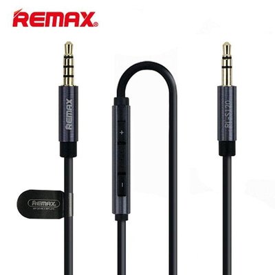 Кабель Remax RL-S120 Smart Aux Cable Black RMXS120B фото