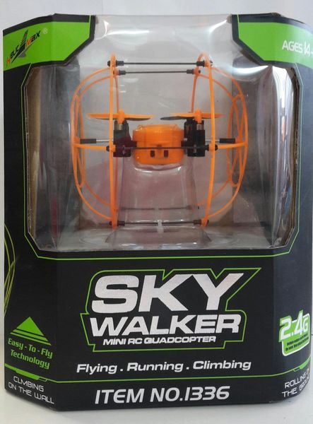 Радиоуправляемый квадрокоптер Helic Max Sky Walker 1336 3D ролловер коптер SKYWALK фото