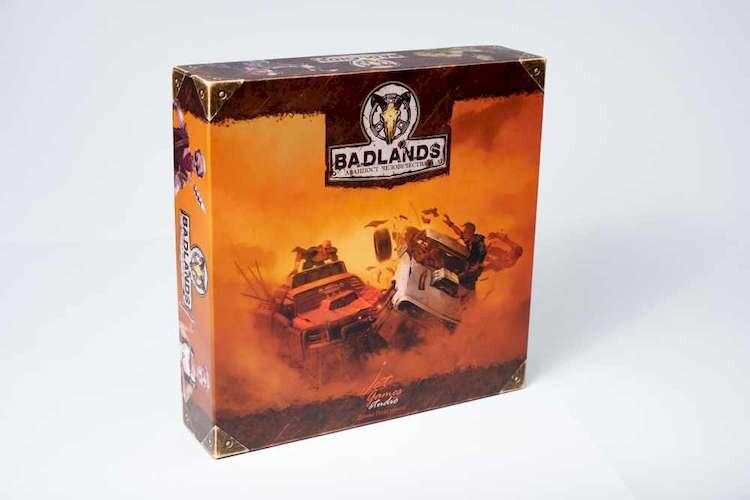 Коробка настольной игры Badlands: Аванпост человечества 