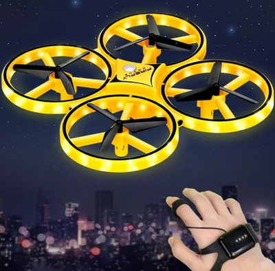 Квадрокоптер з сенсорним управлінням жестами Firefly Drone Жовтий FRFLY фото