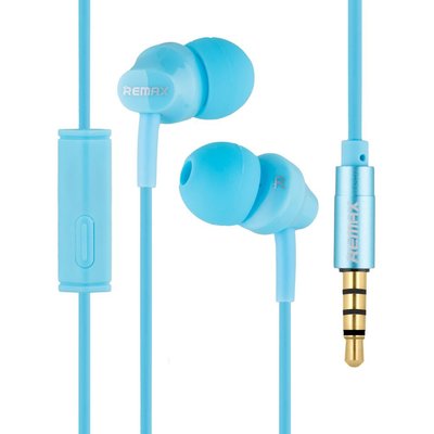 Вакуумні навушники Remax RM-501 Earphone blue блакитний RMXRM501P фото