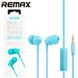 Вакуумні навушники Remax RM-501 Earphone blue блакитний RMXRM501P фото 3
