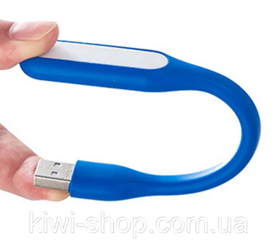 Гибкая мини лампа USB LED ABC синяя USBLEDABCBL фото