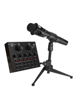 Студійний мікрофон із триногою в кейсі CX-300 ABC чорний BOYABYM1 фото