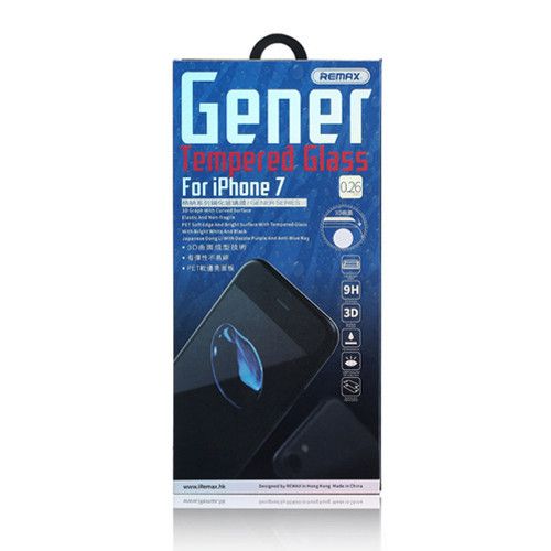 Захисне скло Remax 0.26 mm Gener GL-07 iPhone 7/8 чорне XGAUV78R фото