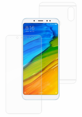 Гідрогелева захисна плівка на Xiaomi Redmi Note 5 на весь екран прозора PLENKAGGXIAOMIRDMNOTE5 фото