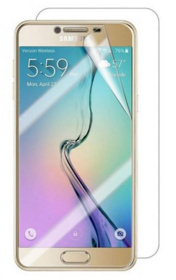 Гидрогелевая защитная пленка на Samsung Galaxy C7 Pro на весь экран прозрачная PLENKAGGSMSNGC7PRO фото