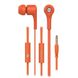 Вакуумні навушники CELEBRAT D3 Orange CLBRTD3O фото 1