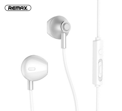 Дротові навушники з мікрофоном Remax RM-711 Срібло RMXRM711S фото