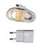 Мережевий зарядний пристрій із кабелем micro-USB 2 in 1 Travel Charger DC5V/2A Білий 2I1TC фото 2